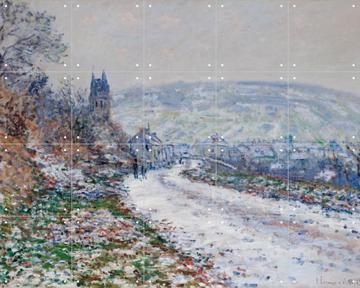 'Entrance to the Village of Vétheuil in Winter' by Claude Monet & Museum of Fine Arts Boston