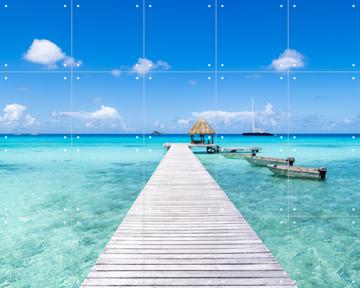 'Wooden Pier at the Beach - French Polynesia' by Jan Becke