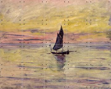 'The Sailing Boat - Evening Effect' par Claude Monet & Bridgeman Images