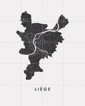 'Liège City Map' par Art in Maps