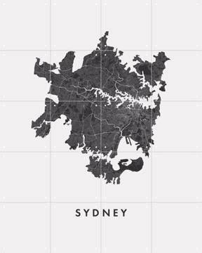 'Sydney City Map' van Kunst in Kaart