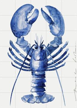 'Lobster - blue' by Maaike Koster & My Deer Art Shop