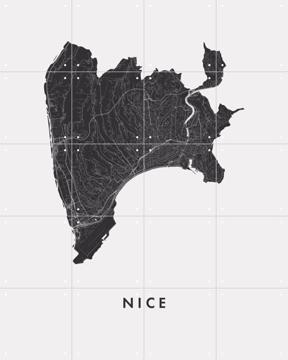 'Nice City Map' van Kunst in Kaart