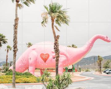 'Pink Dinosaur Love' van Pati Photography