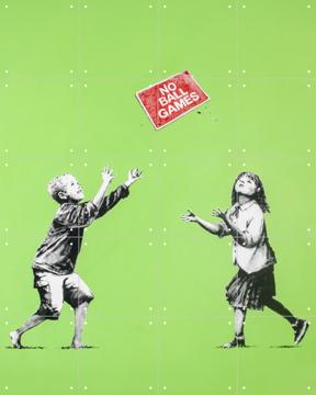 'No Ball Games' van Banksy