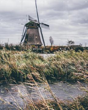 'Storm in Kinderdijk' van Pati Photography