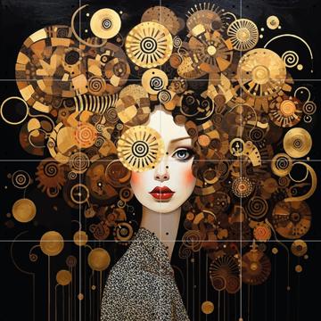 'Golden Mood' van Mirjam Duizendstra