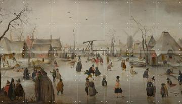 'Ice Scene' by Hendrick Avercamp & Mauritshuis