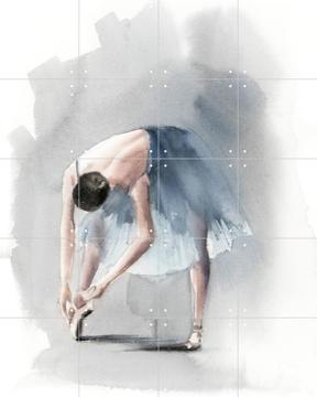 'Ballerina Blue 3' von Canot Stop Painting