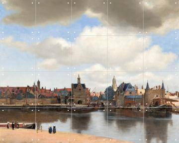 'View of Delft' by Johannes Vermeer & Mauritshuis