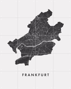 'Frankfurt City Map' par Art in Maps