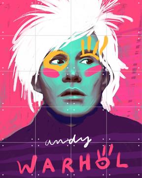 'Creative Andy' von Pop-art by Tadej