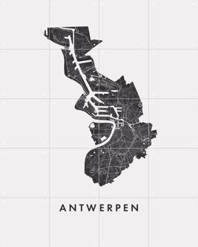 'Antwerpen City Map' by Art in Maps