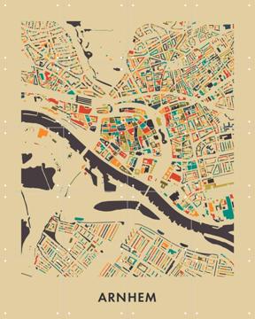 'Arnhem Mosaic Map' par Art in Maps