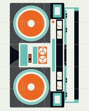 'Ghetto Blaster' par Bo Lundberg