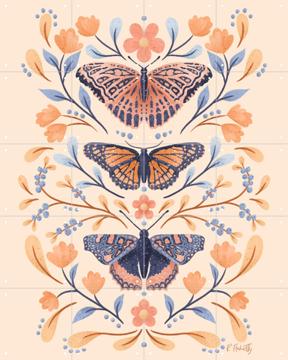 'Floral Butterflies' by Rebecca Flaherty